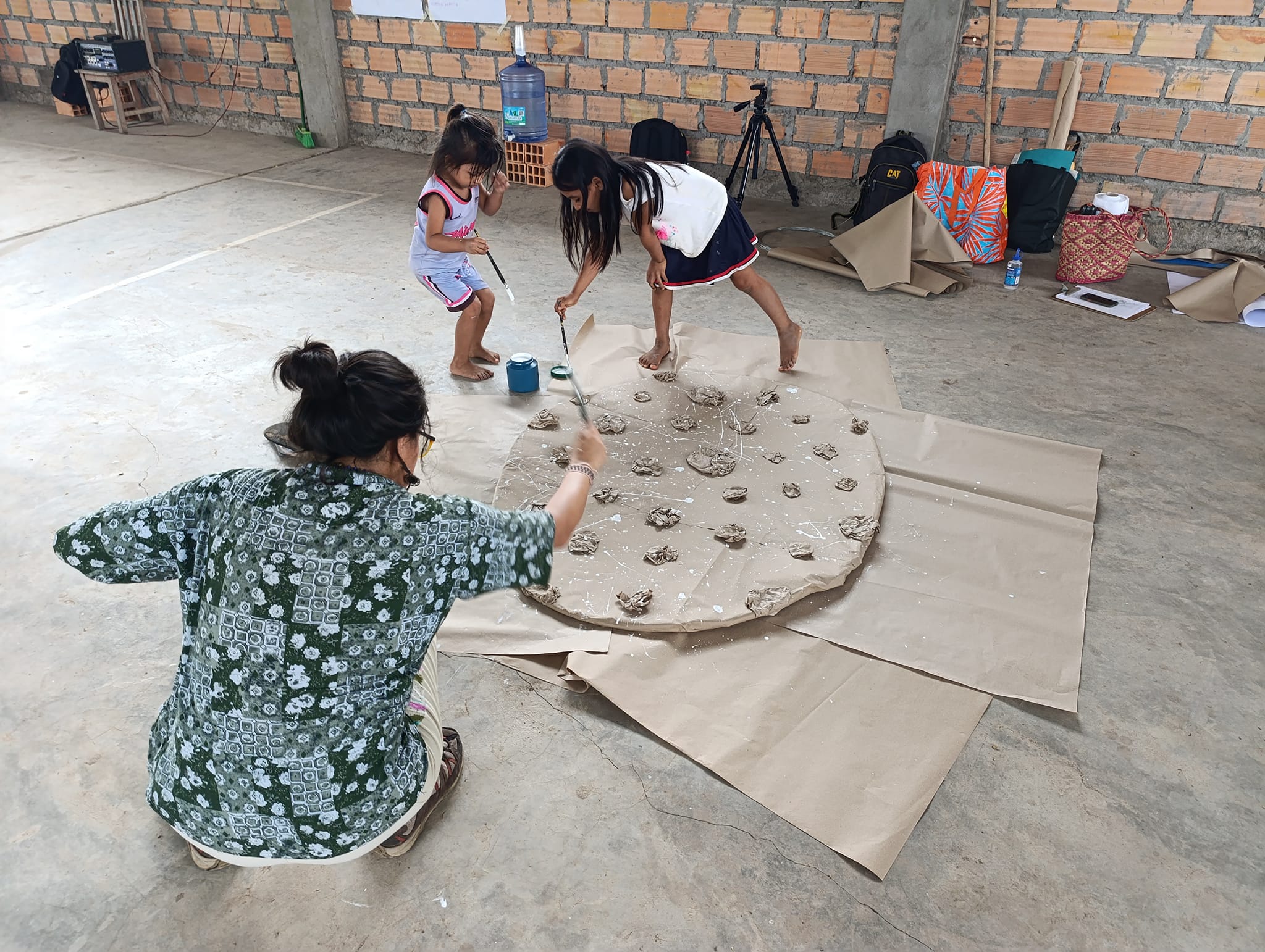 Escenografía creada por Marjorie Trejo. La Luna